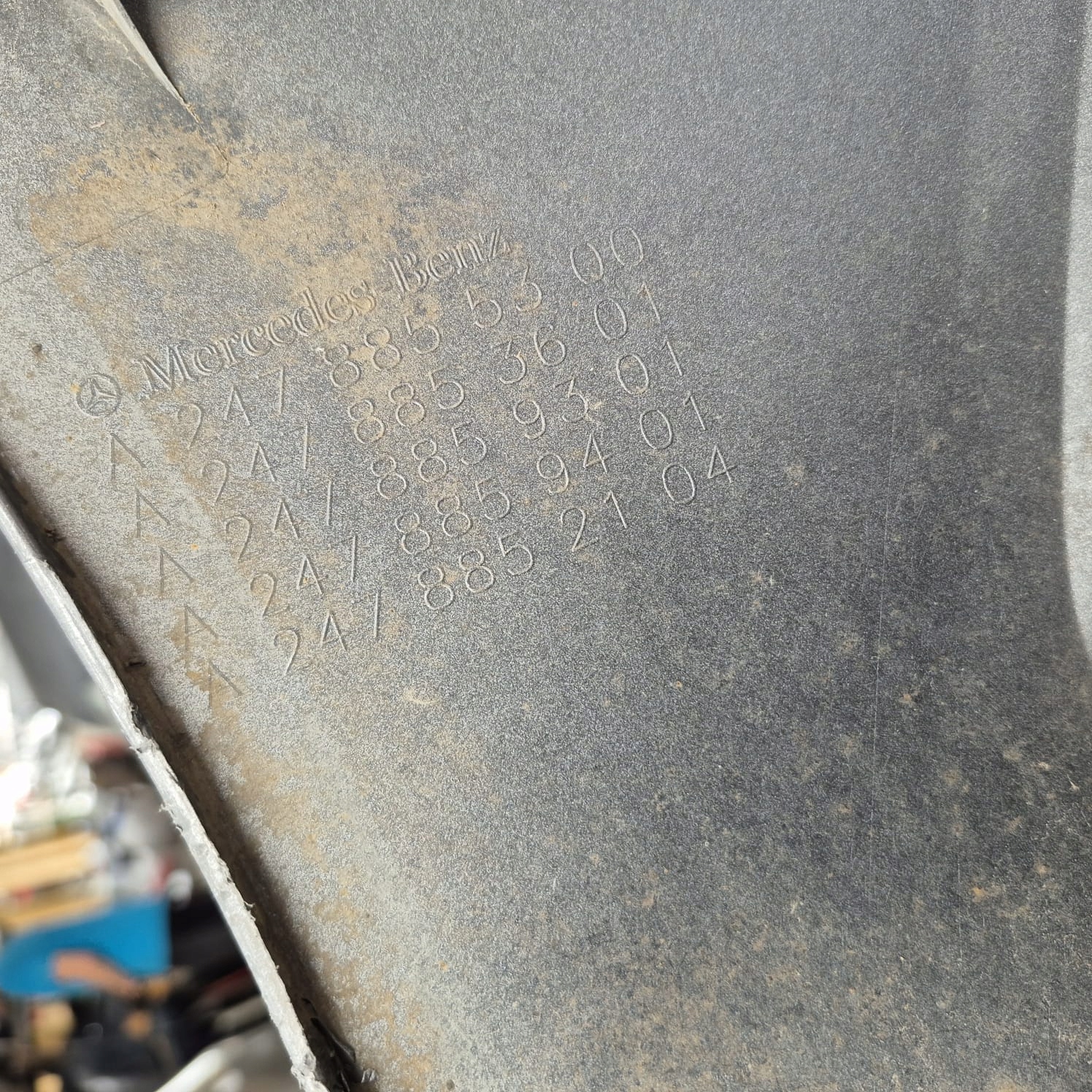 MERCEDES B-KLASA III 3 W247 18-> bumper front front PDC