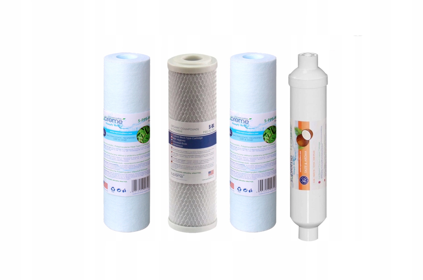 

Komplet Wkładów Supreme Premium RO5 Qc