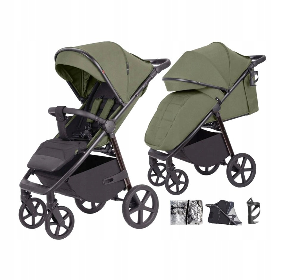 Carrello Bravo Plus CRL-5515 – spacerówka – Midnight Green Folia