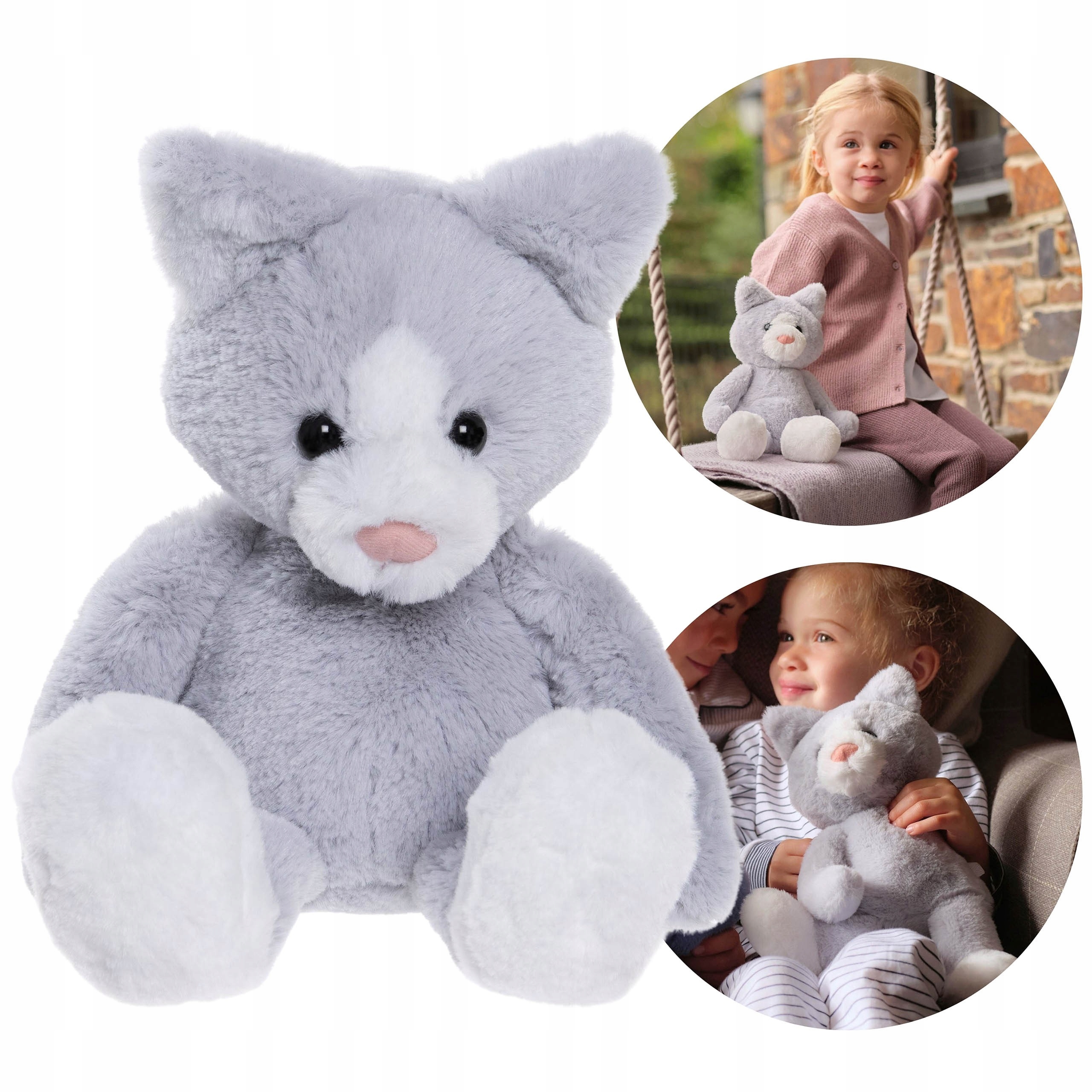 Charlie Bears Maskotka,kot Puddy,z serii Bear&Me,przytulanka dziecięca 29cm