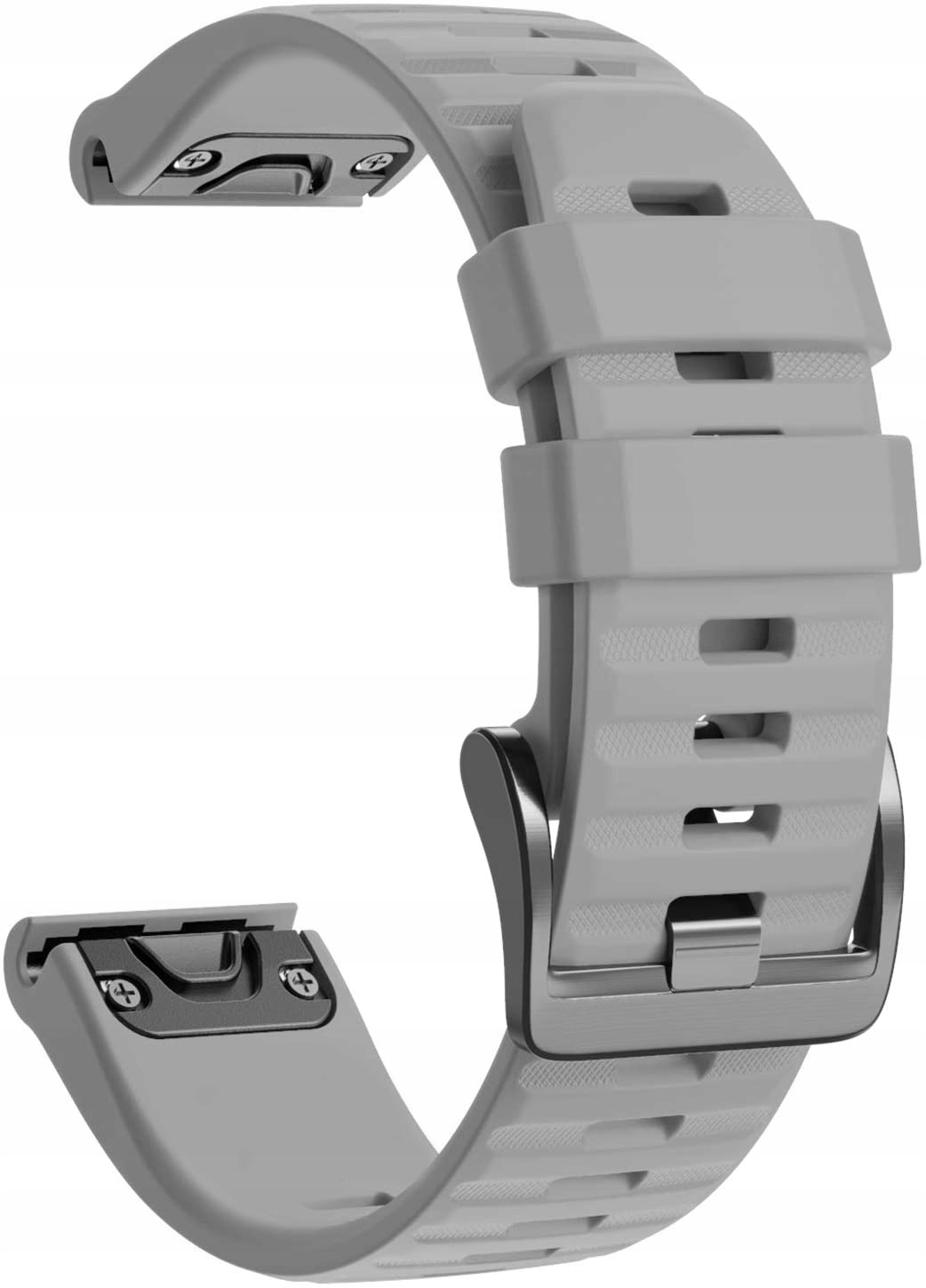 

Szary Silikonowy Pasek Garmin Epix 2 Slate Steel