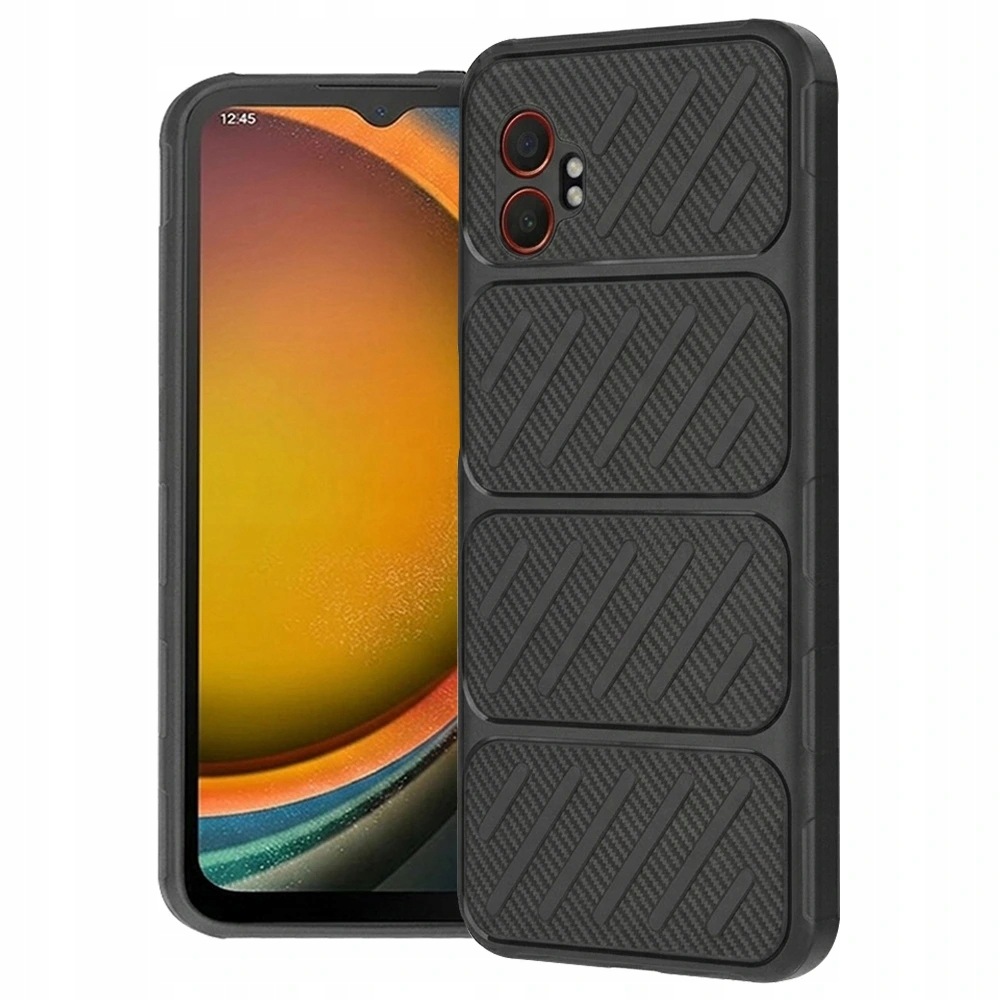 Techsuit – CarbonFiber etui do Samsung Galaxy Xcover7 Pro – czarne