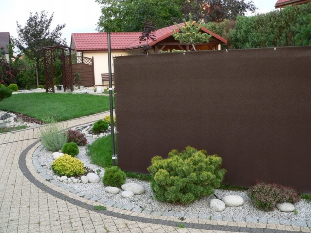 Decomat Mata Ogrodzeniowa 1,20x10,00m Brązowa