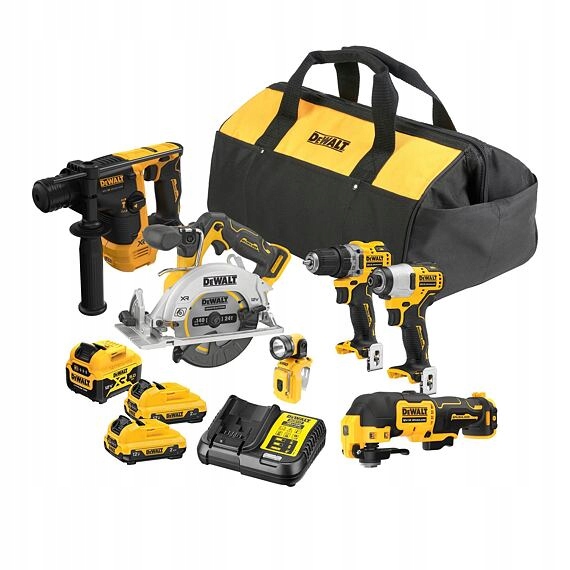 DeWalt DCK611P1D2 aku sada 12V/1*5Ah, 2*2Ah, 6ks aku nářadí