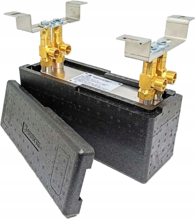 50-deskový výměník tepla 55 kW Nordic Tec 3/4'' s izolací a držákem