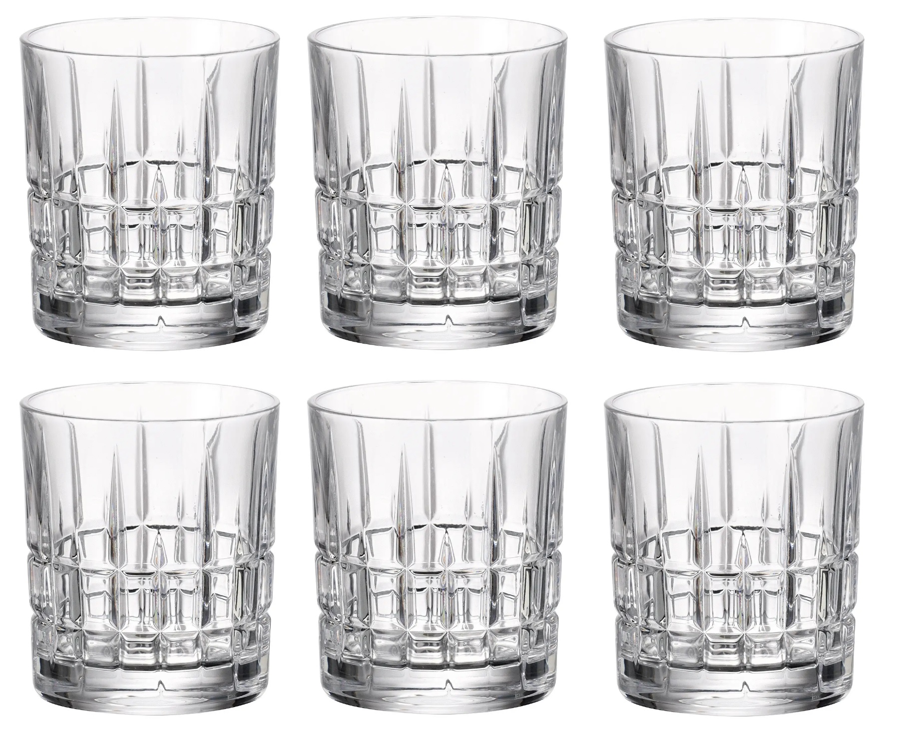 Bohemia Dover Sada 6 pohárov na whisky nápoje Sklenená 320 ml