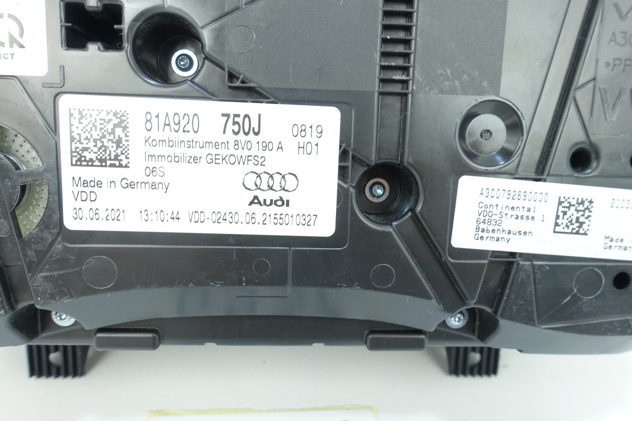 AUDI Q2 81A 2016- dials dials 81A920750J