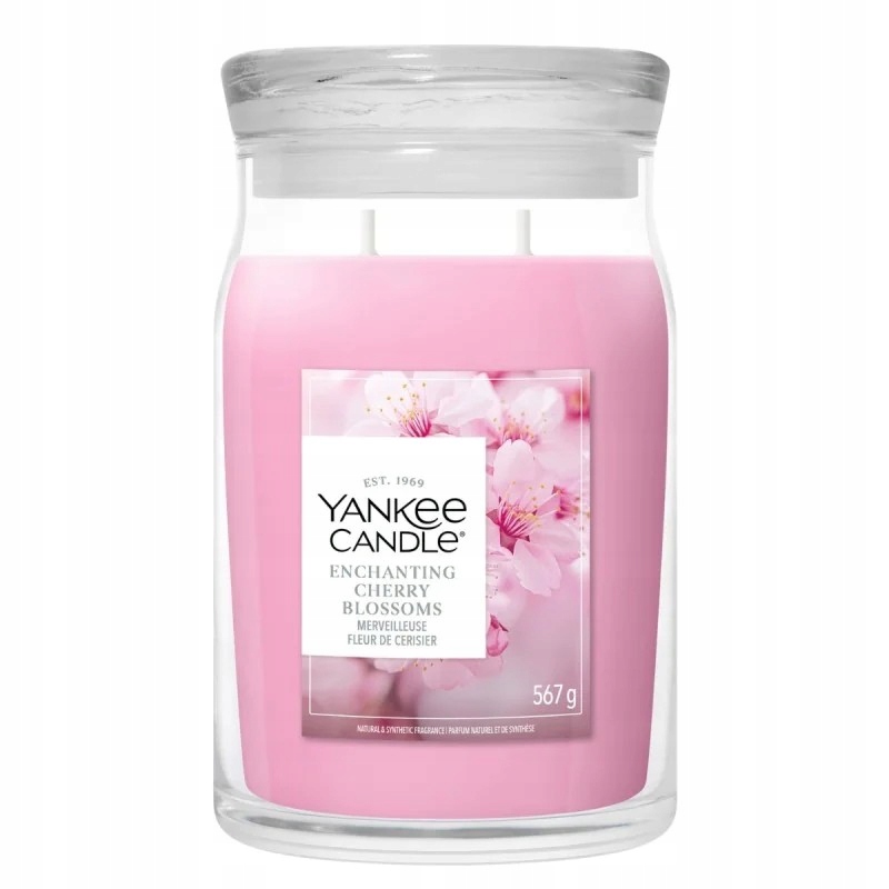 Velká svíčka Signature Enchanting Cherry Blossom Yankee Candle