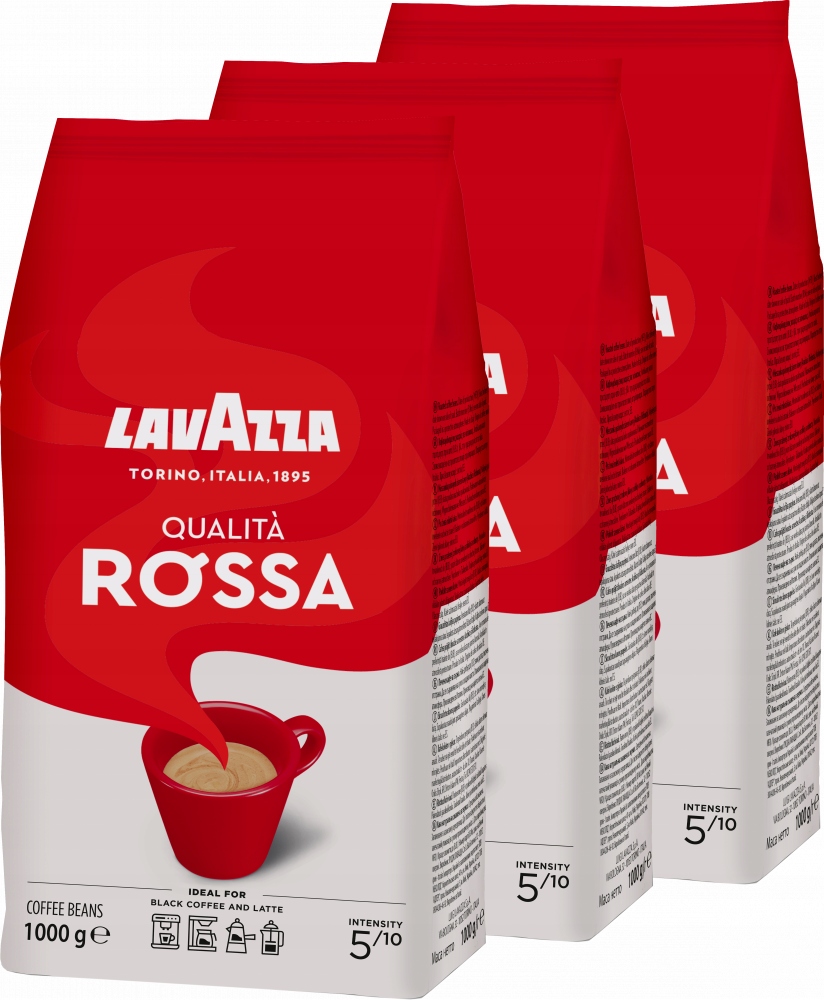 Kawa ziarnista Lavazza Qualita Rossa 3kg Zestaw