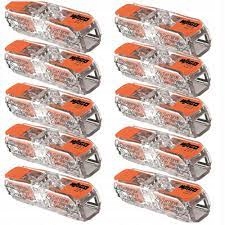 

10x Szybkozłączka Wago 221-2411 Przelotowa 2x4mm