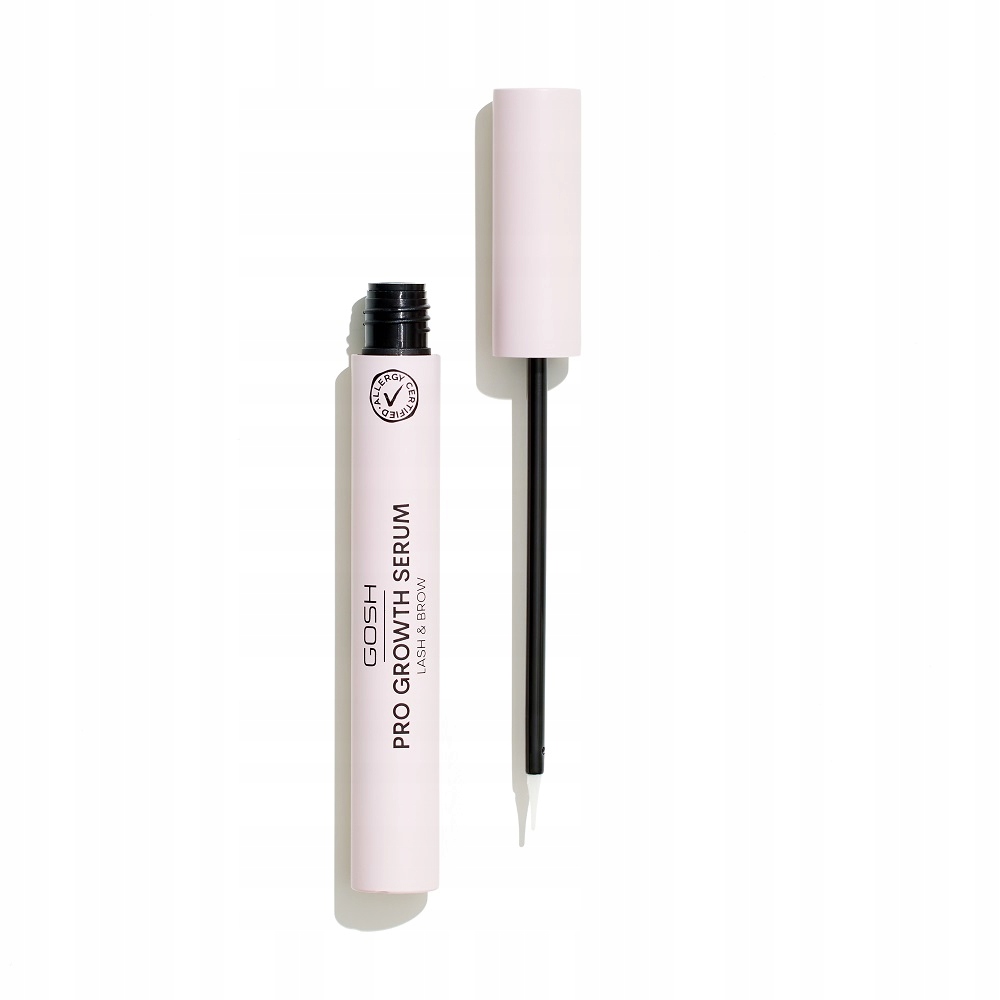 Výživné sérum Pro Growth Lash & Brow podporuje růst řas a obočí Gosh 8 ml