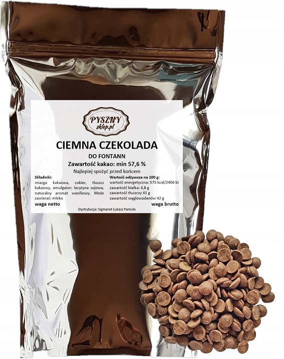 Belgijska Deserowa Czekolada do fontann fondue 1KG