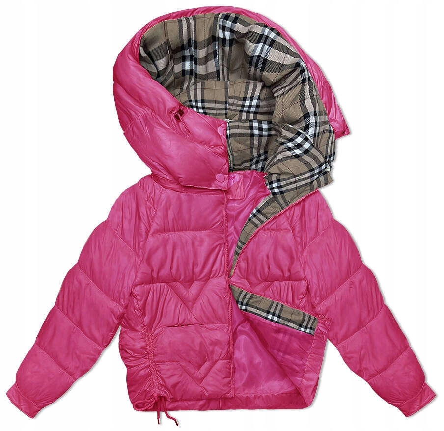 Přechodová Dámská Bunda 842 Fuchsiová XL (42)