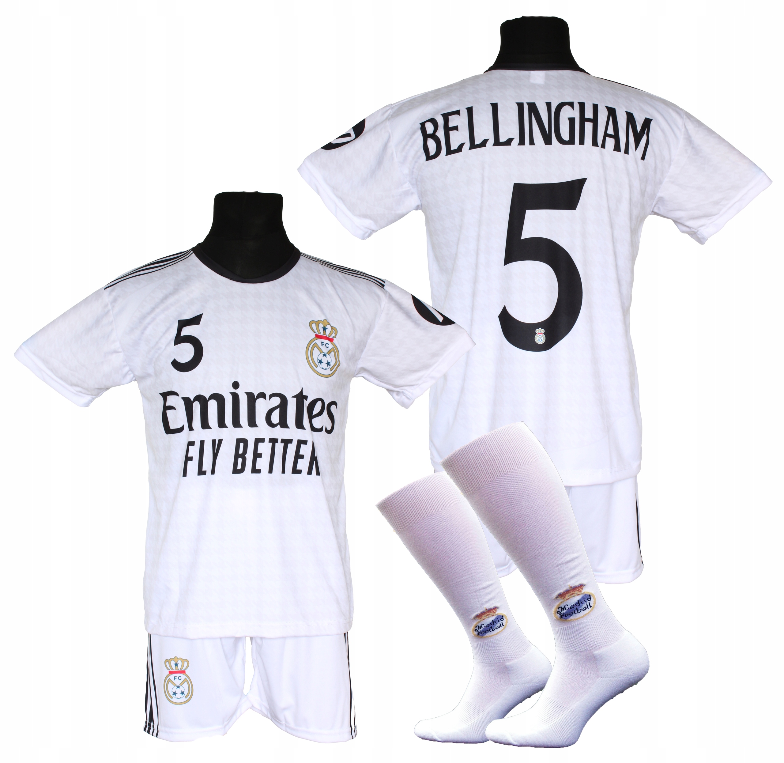 Bellingham komplet sportowy strój piłkarski Madryt Bg 128
