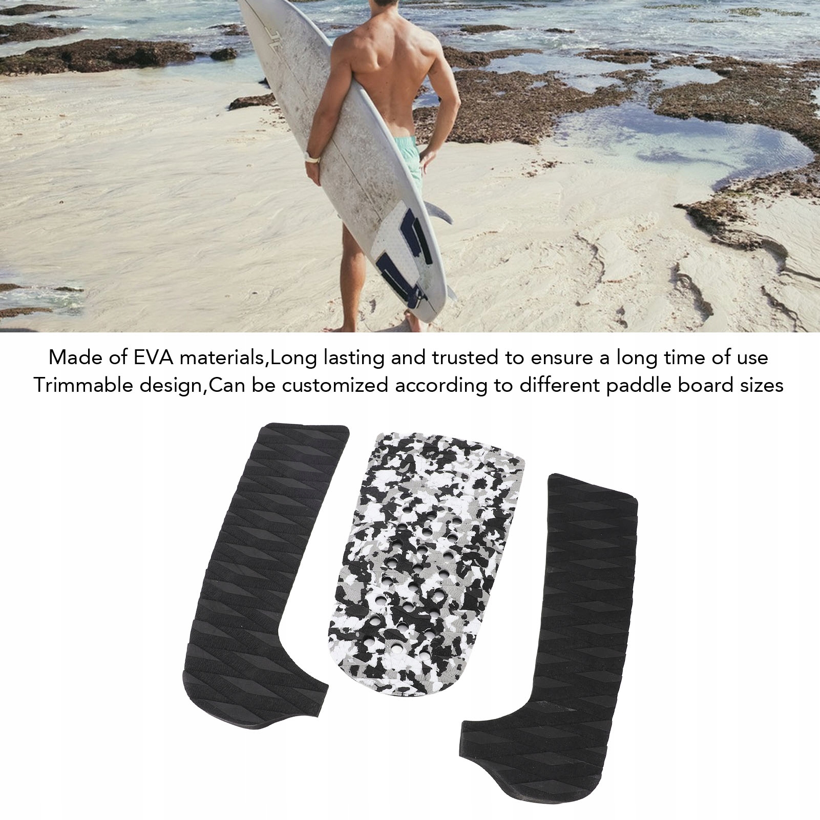 Eva Surfboard Deck Pads Non-Slip Song Holder Mat For Uh