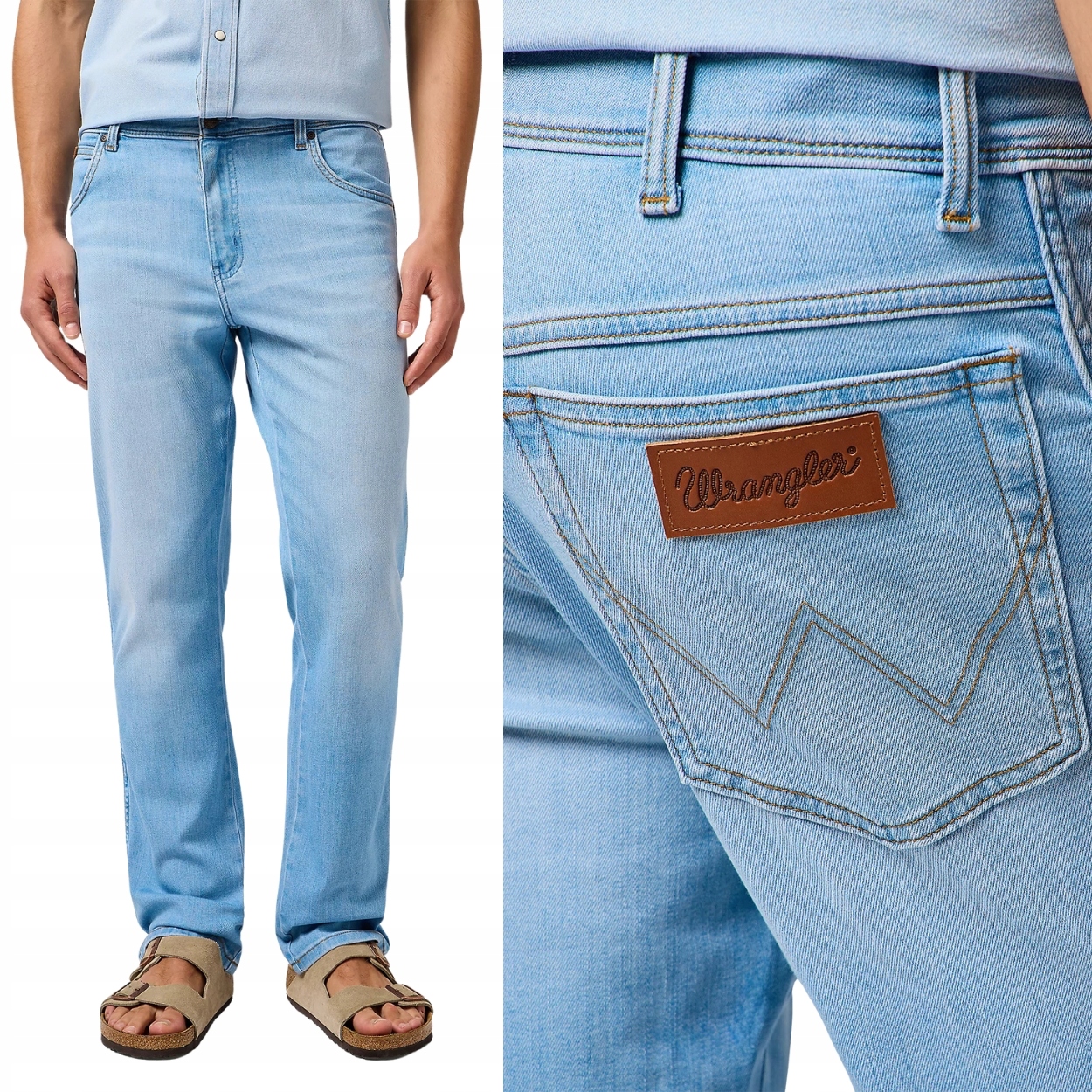 Wrangler Texas 365 Cool Light prodyšné jednoduché džínové kalhoty W32 L32