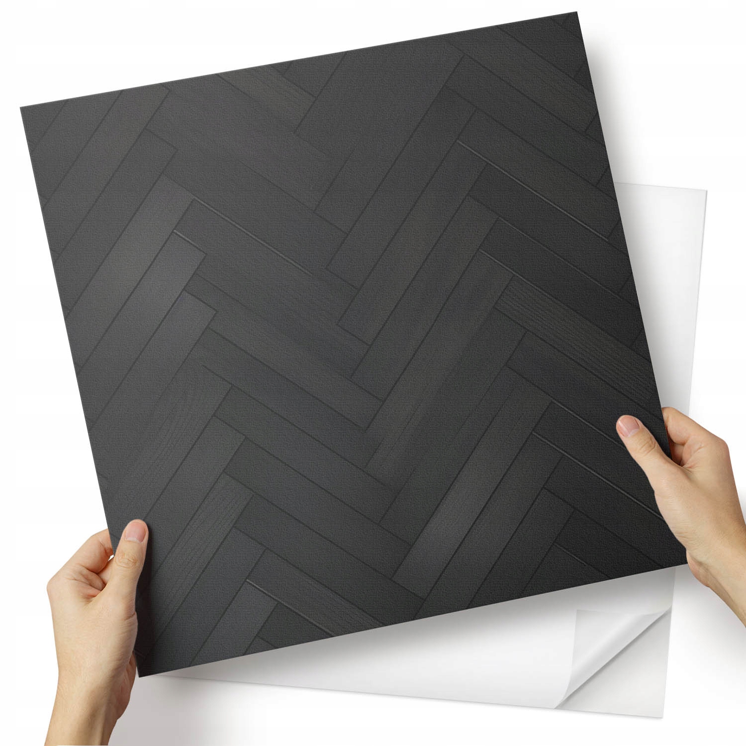 Komplet vinylových panelů S Potiskem Motiv jedle na podkladu 4x50x50 cm