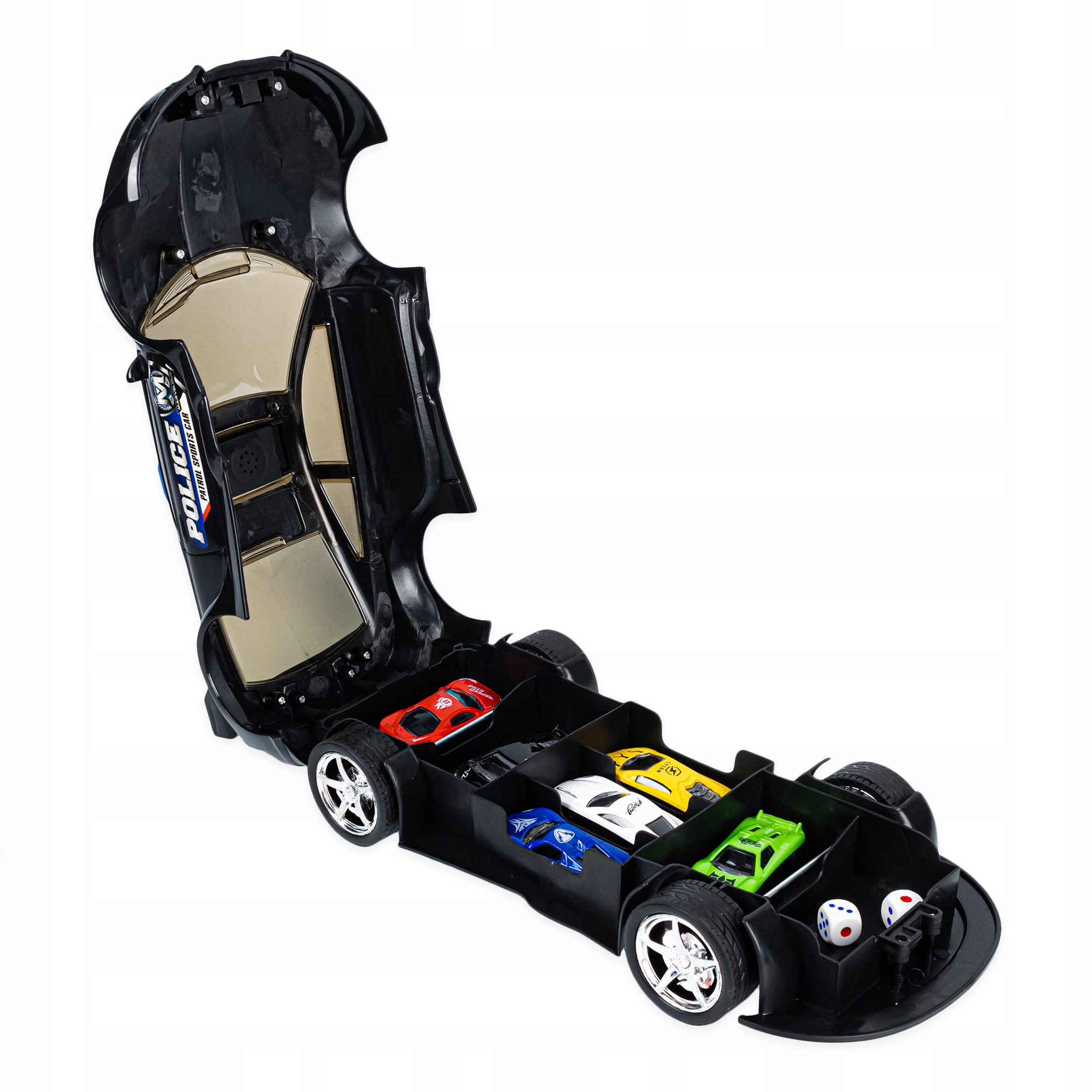 WALIZKA NA RESORAKI AUTKA POLICJA AKCESORIA ZNAKI SAMOCHODY Kod producenta 2378