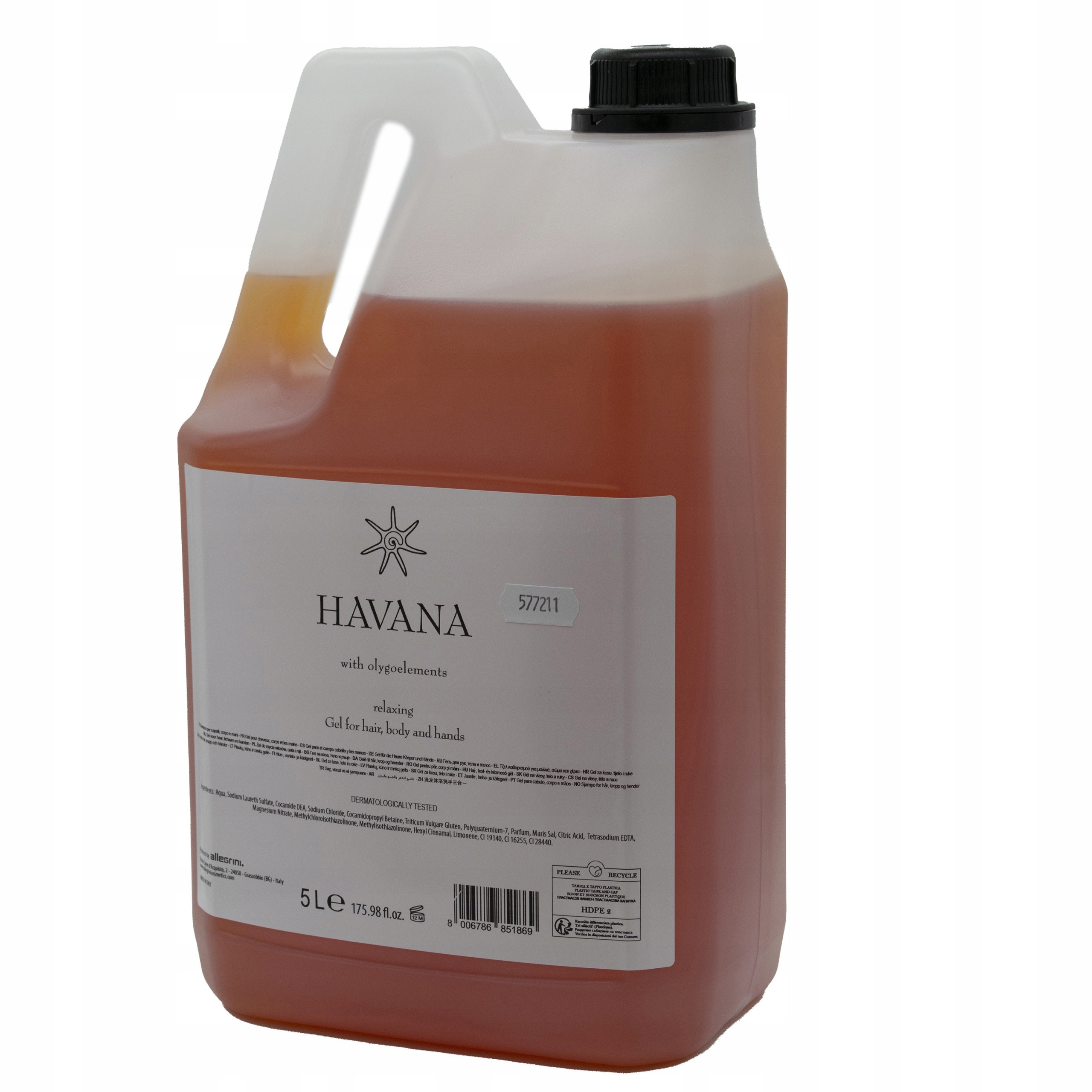 Szampon-żel hotelowy Havana 5L kanister