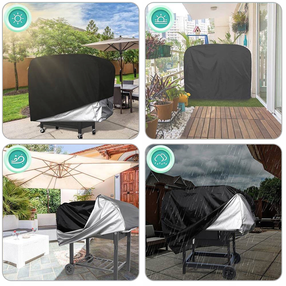 DUŻY POKROWIEC XXL OSŁONA NA GRILL GRILLA WODOODPORNY 145x61x117cm +ETUI EAN (GTIN) 5902812201116