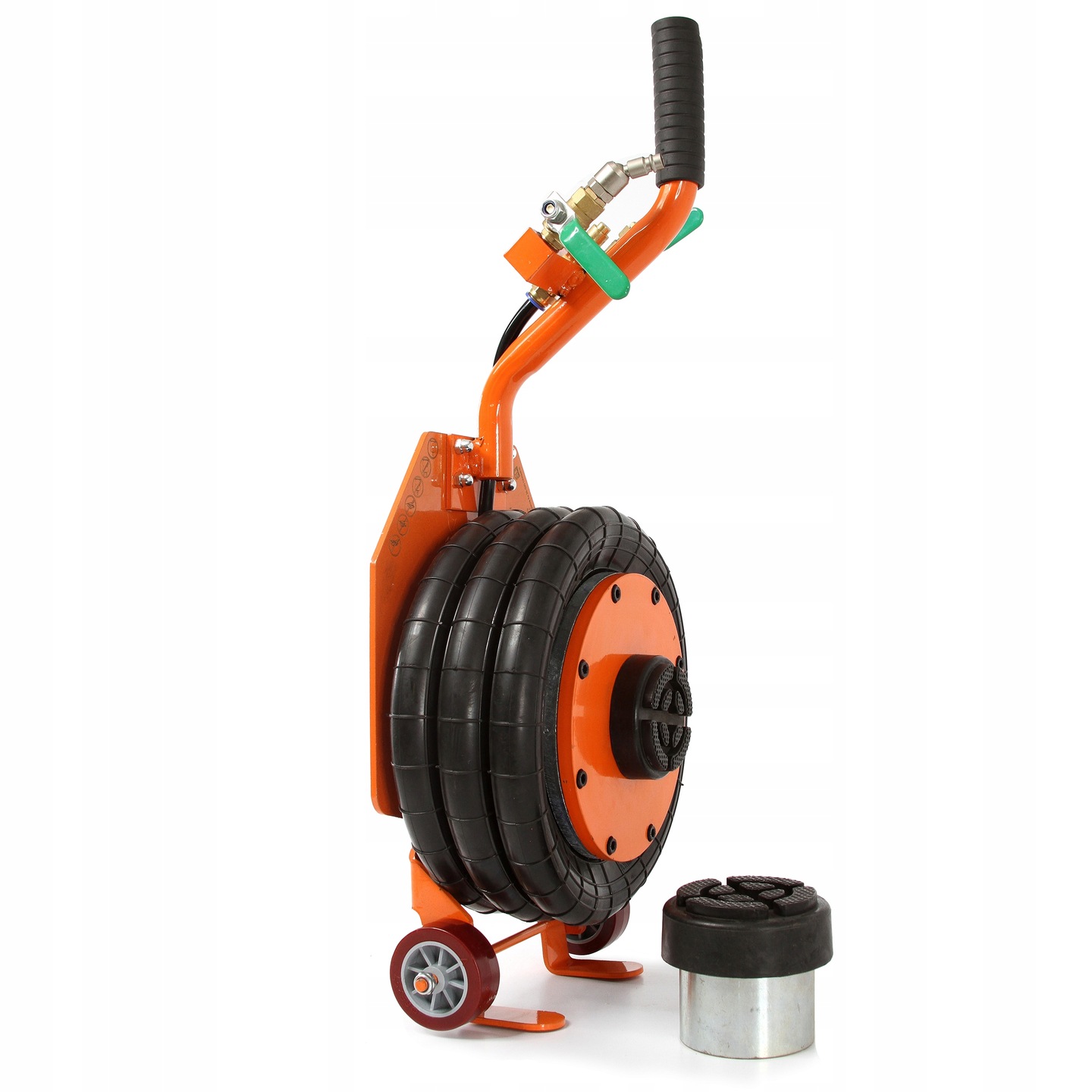 PODNOŚNIK PNEUMATYCZNY BAŁWANEK 3,5T KRÓTKA RĄCZKA + PRZYSTAWKA