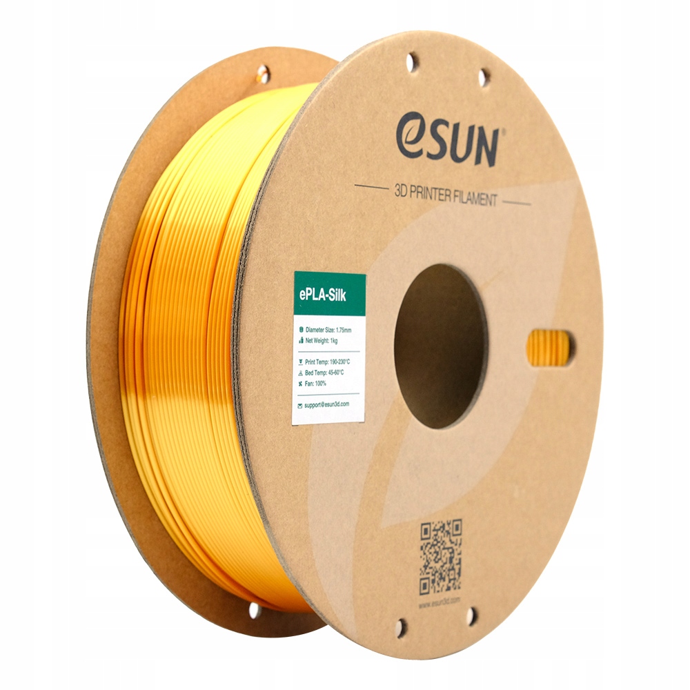 eSun Silk-PLA Filament złoty 1.75mm 1kg papierowa szpula
