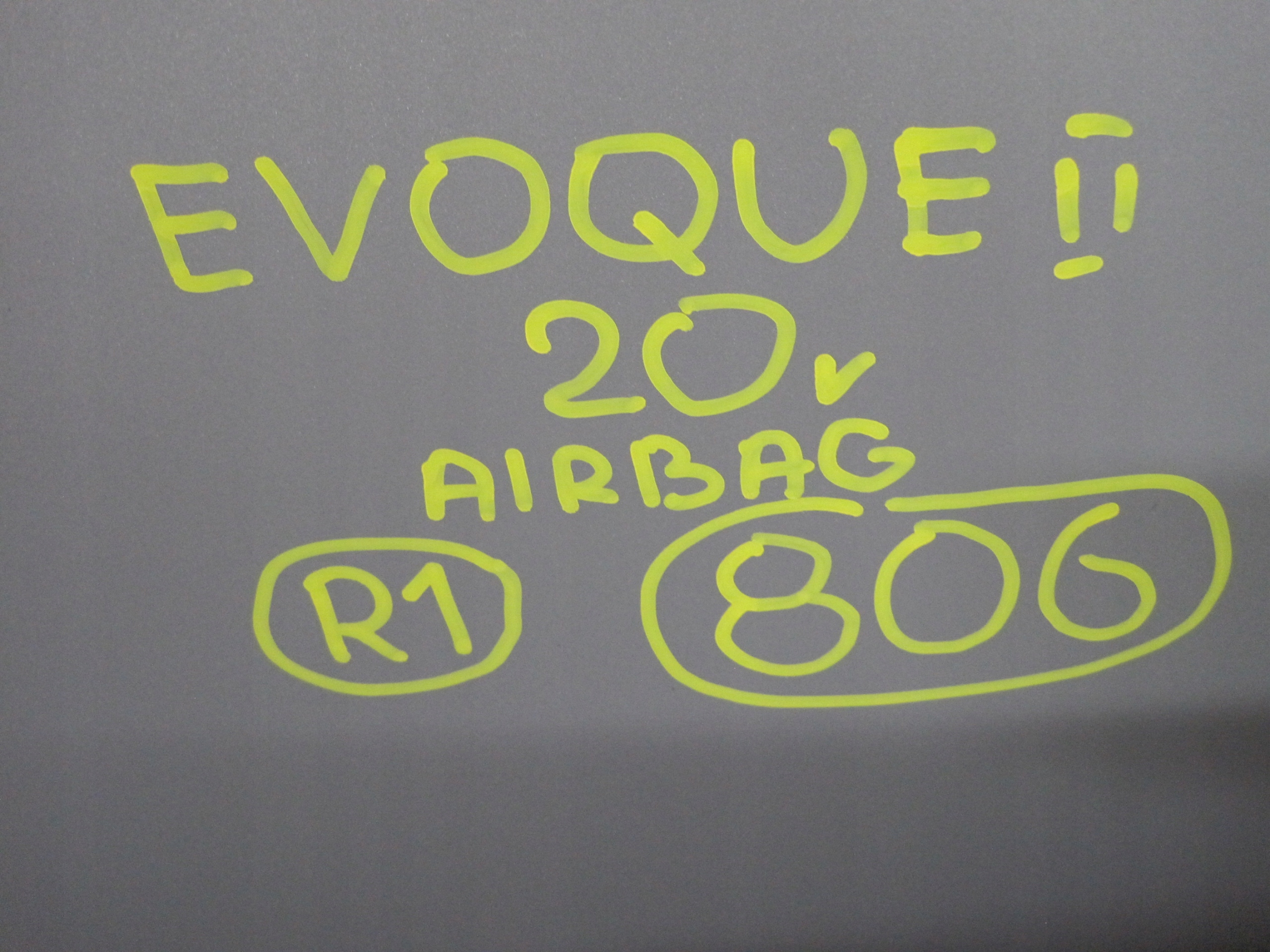 bonnet RANGE ROVER EVOQUE II airbag 20R