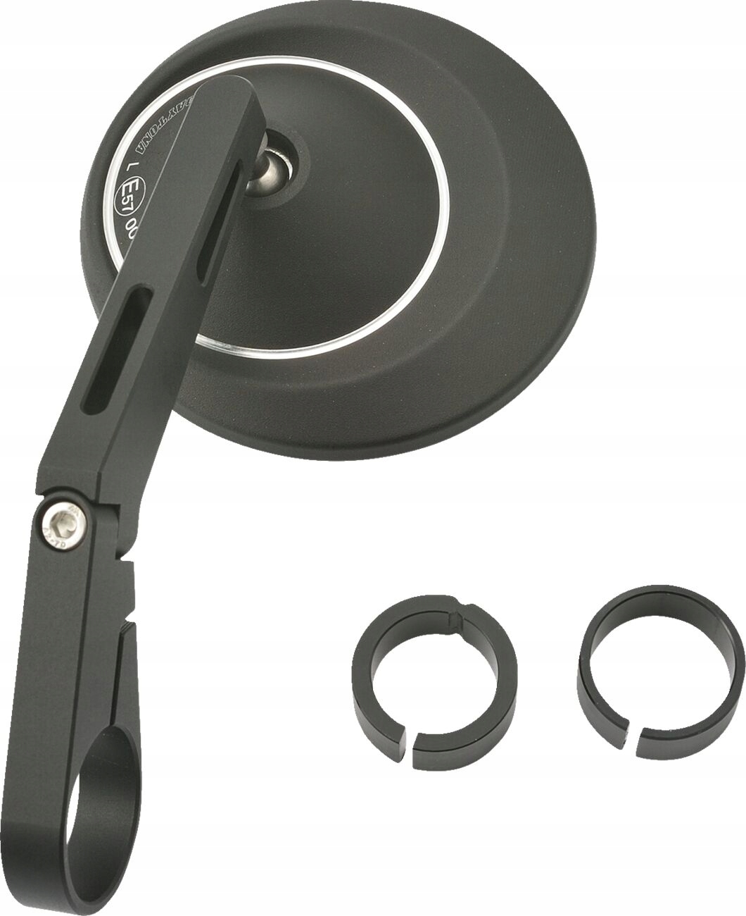 Univerzálne Motocyklové Zrkadlo Daytona Na Riadidlá 22.2/25.4 MM Čierne