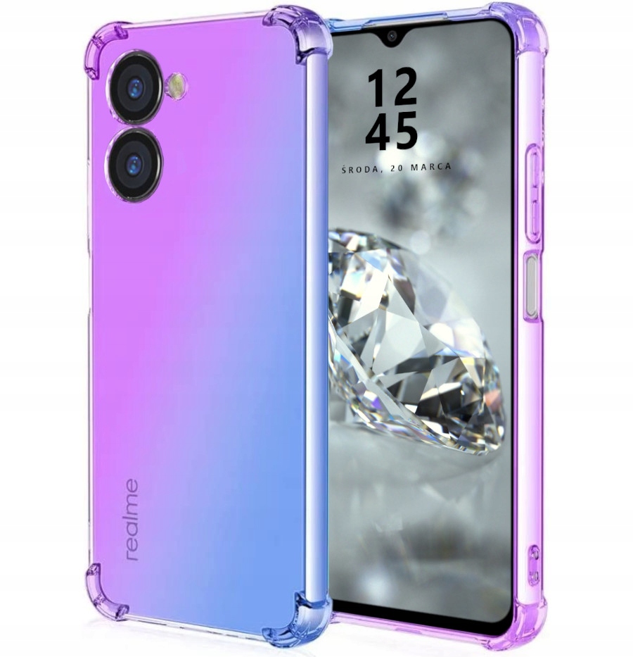

Etui Do Realme C33 Aurora Shock Color Case