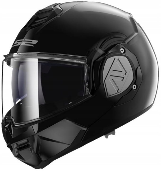 Bezpečnostná Motocyklová Prilba LS2 FF906 Advant Solid Čierna 06