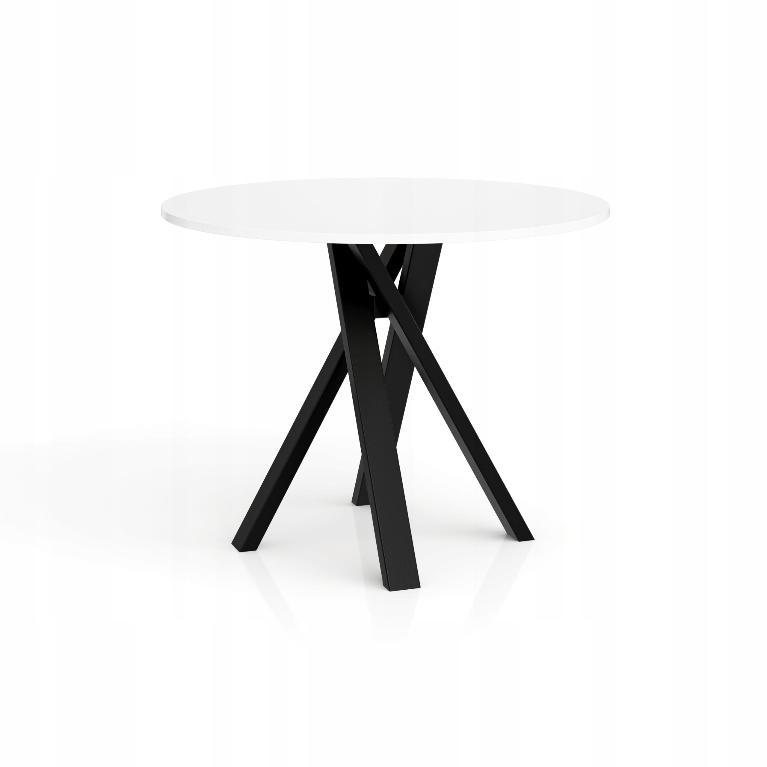 Stůl kulatý Ivo 110 cm bílý – moderní do jídelny i obývacího pokoje