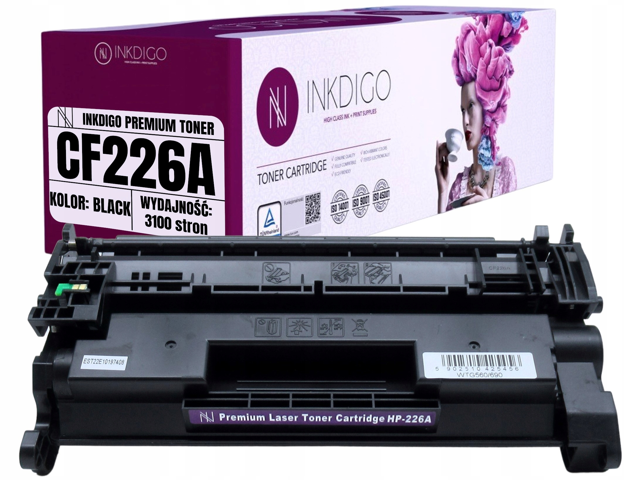 CF226A 26A XL - TONER ZAMIENNY HP do DRUKARKI HP LASERJET PRO M402 M426 FDN