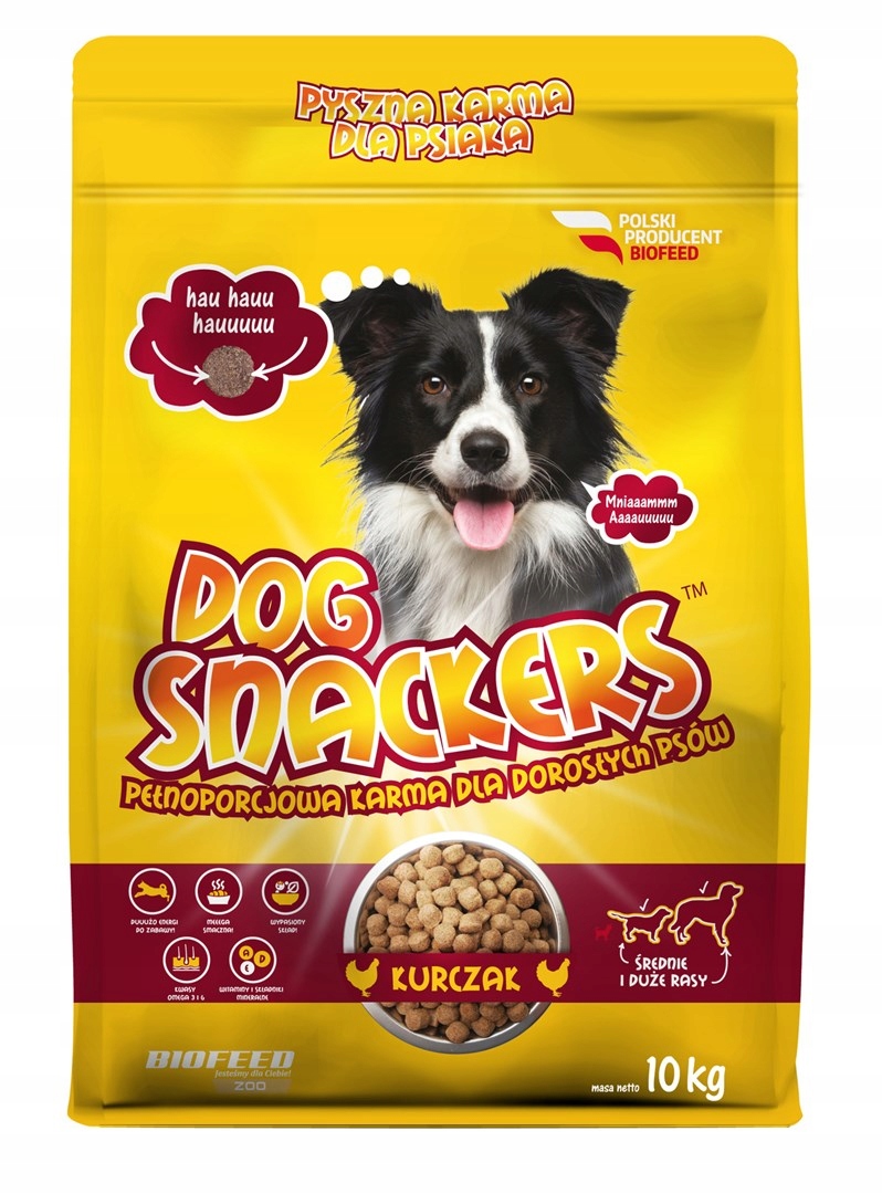 Levně Biofeed Dog Snackers Adult Kuře 10KG