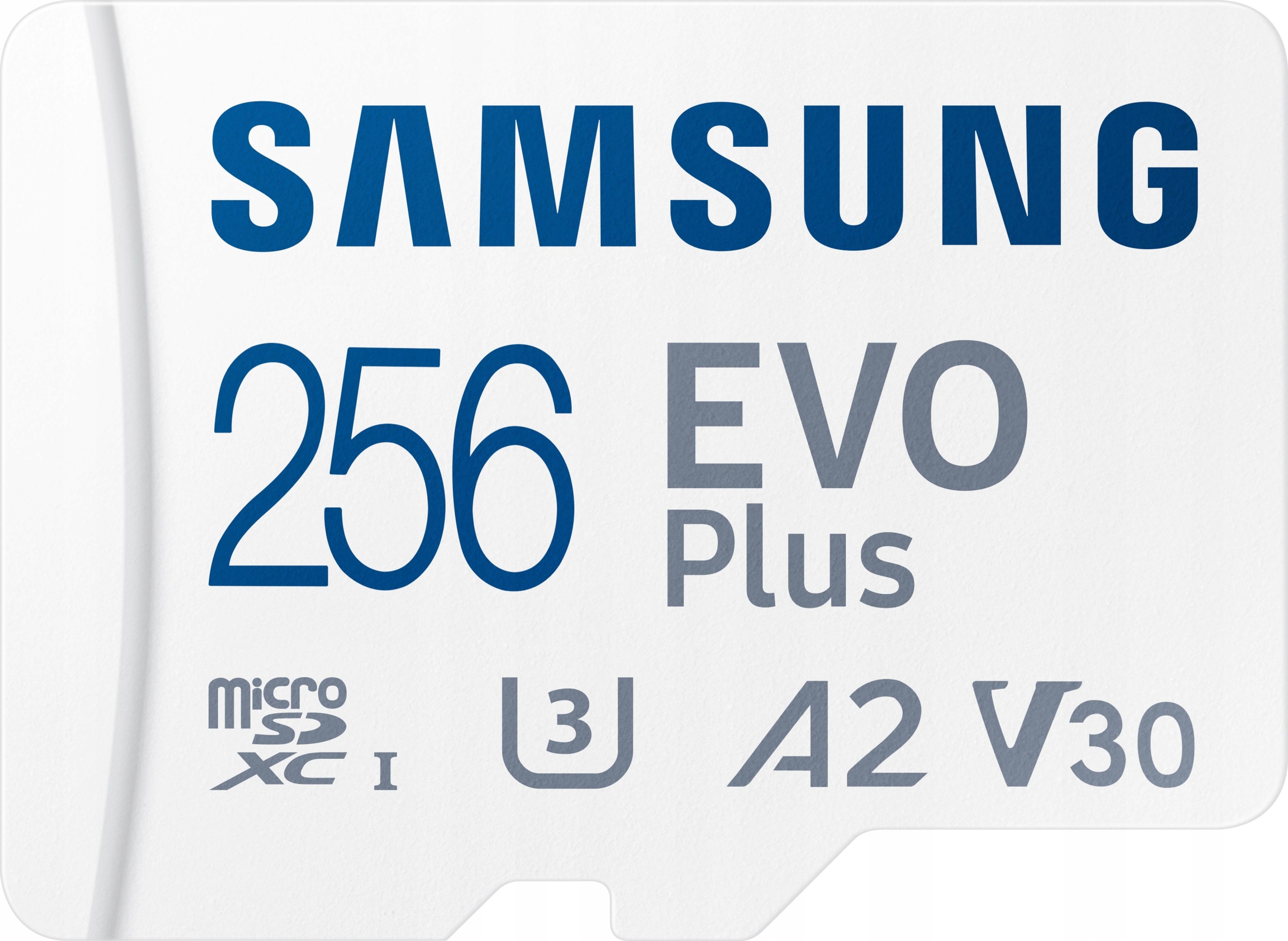 

Karta Samsung Evo Plus 2021 MicroSDXC 256 Gb Class