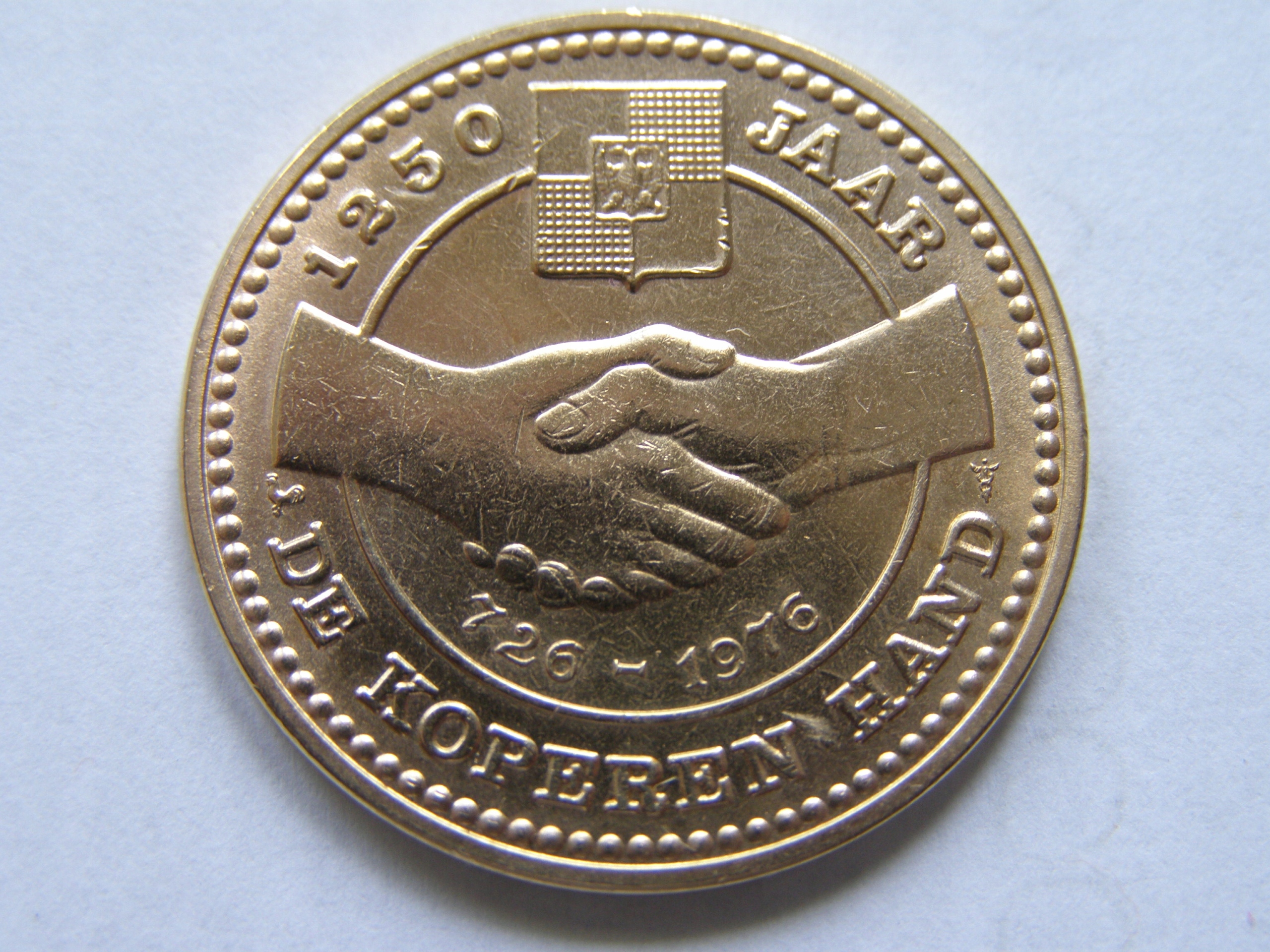 HOLANDIA HOLLAND ŻETON 1976 ROK OKOLICZNOŚCIOWY !!