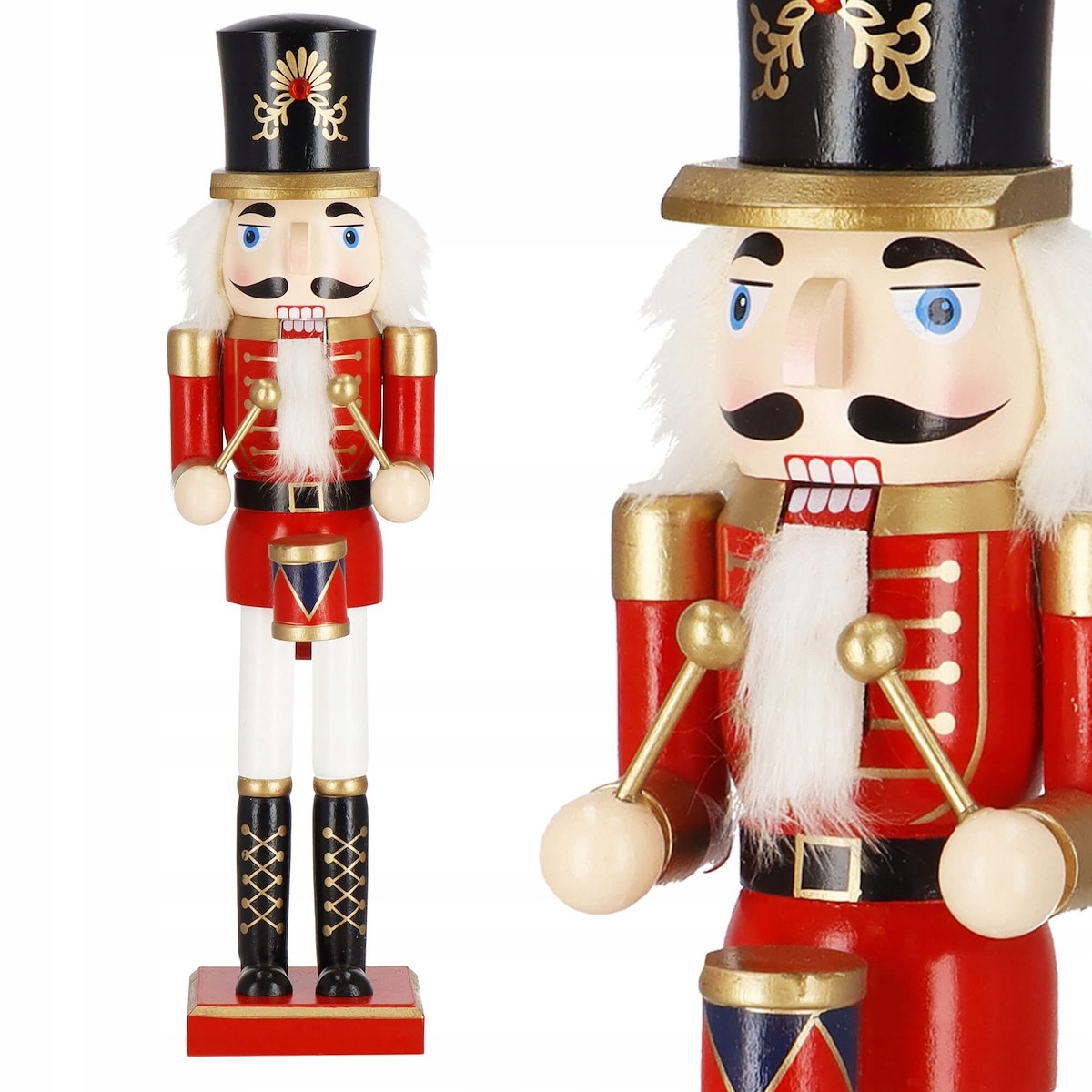 

Dziadek Do Orzechów Drewniany Figurka 38cm