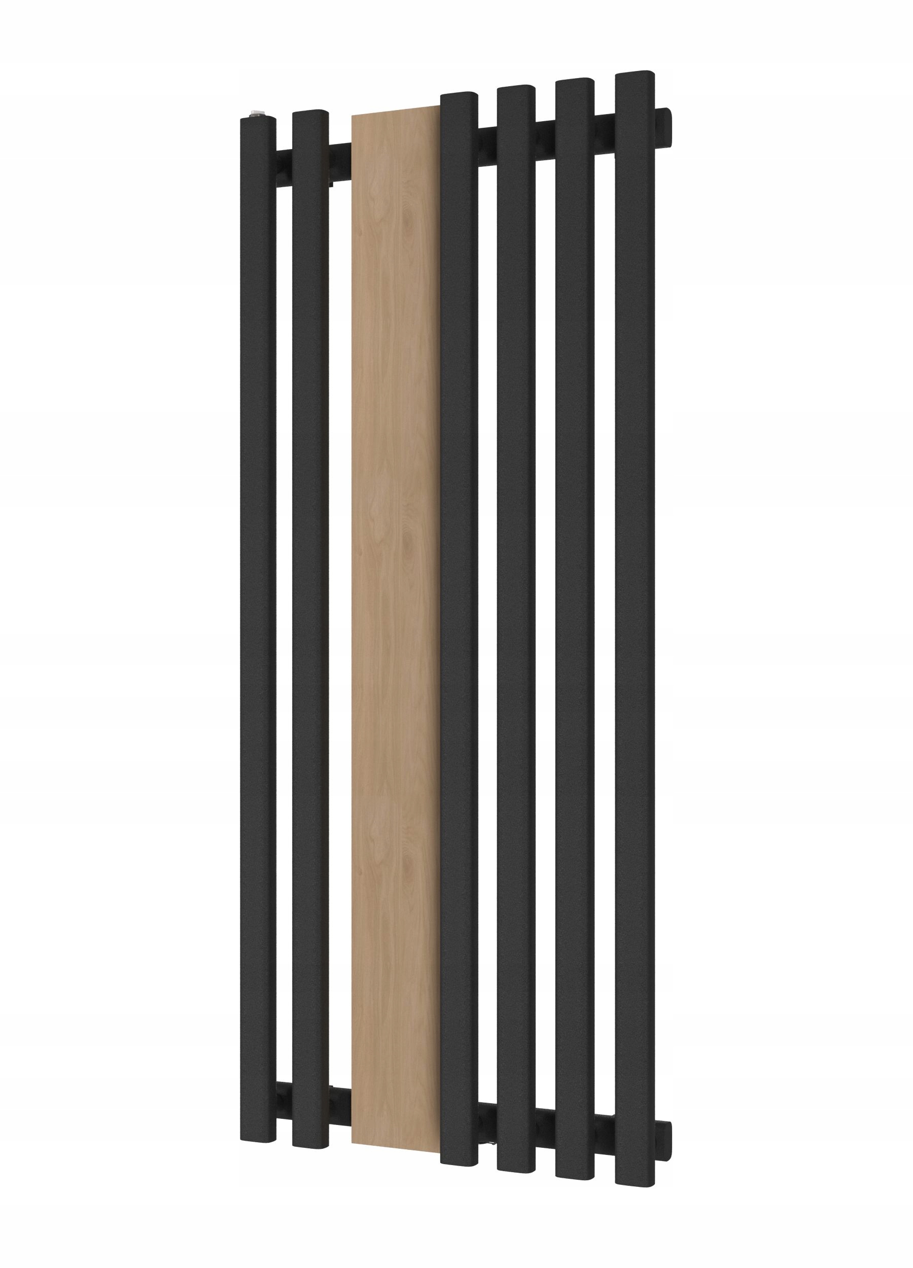 Dekorativní radiátor Flower WOOD100x60 Černá Struktura