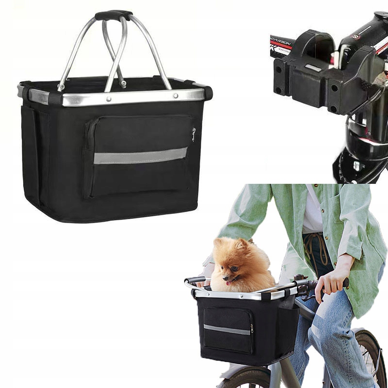 Přední košík na kolo Rsylmx RSY6800 černý