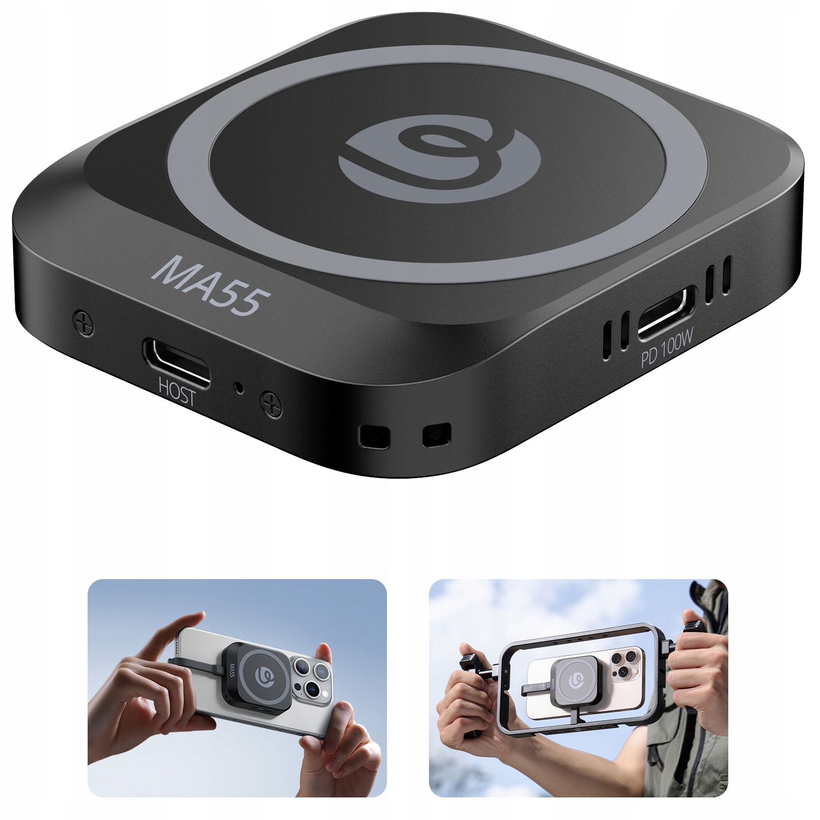 Magnetické pouzdro Držák na Ssd pro telefon Usb-c Chlazení Ulanzi