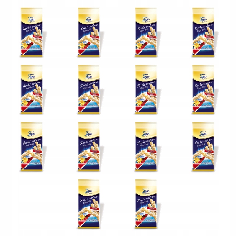 Tago Rurki waniliowe 150g X14