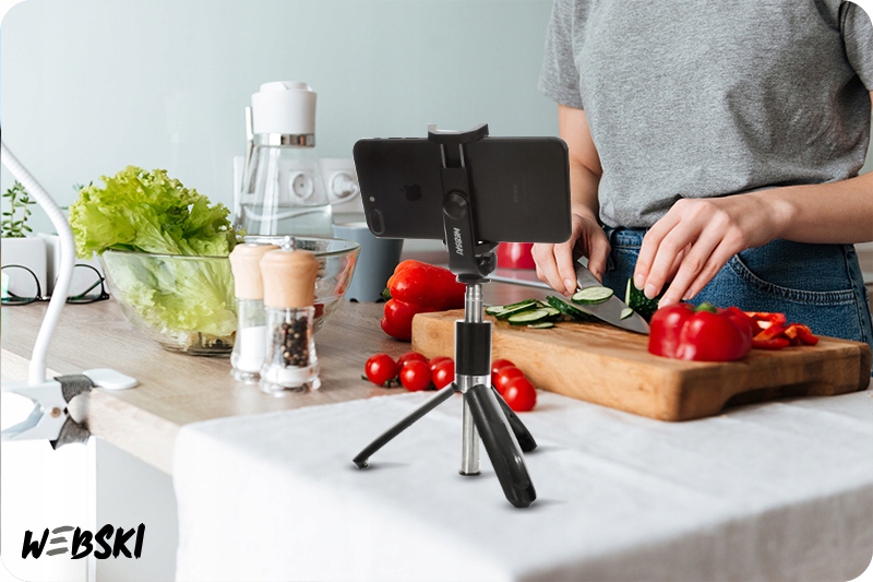 SELFIE-STICK DO IPHONE HUAWEI SAMSUNG XIAOMI OPPO + PILOT BEZPRZEWODOWY Obsługiwane systemy operacyjne Android iOS