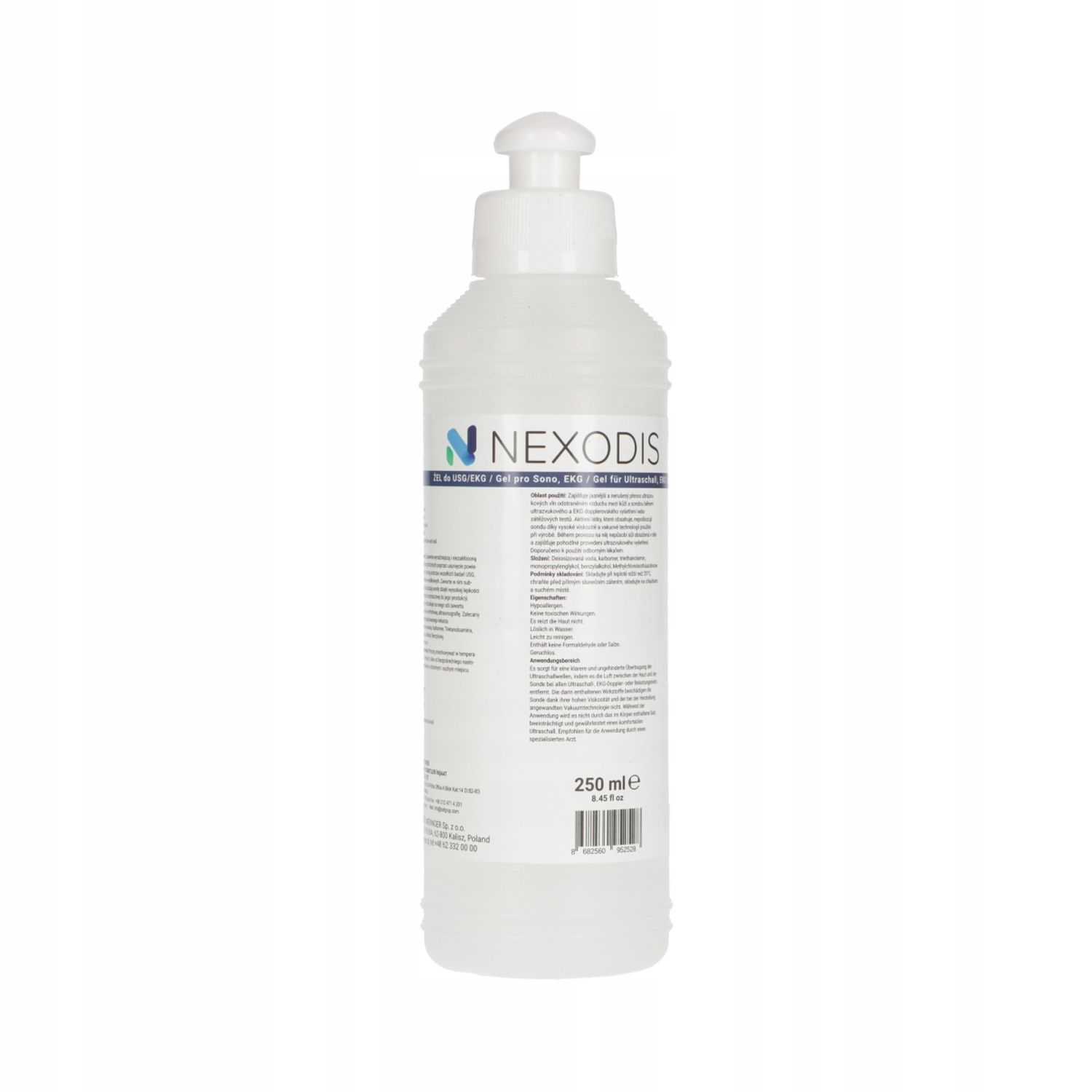 

Nexodis Żel Usg Ktg bezbarwny hypoalergiczny 250ml