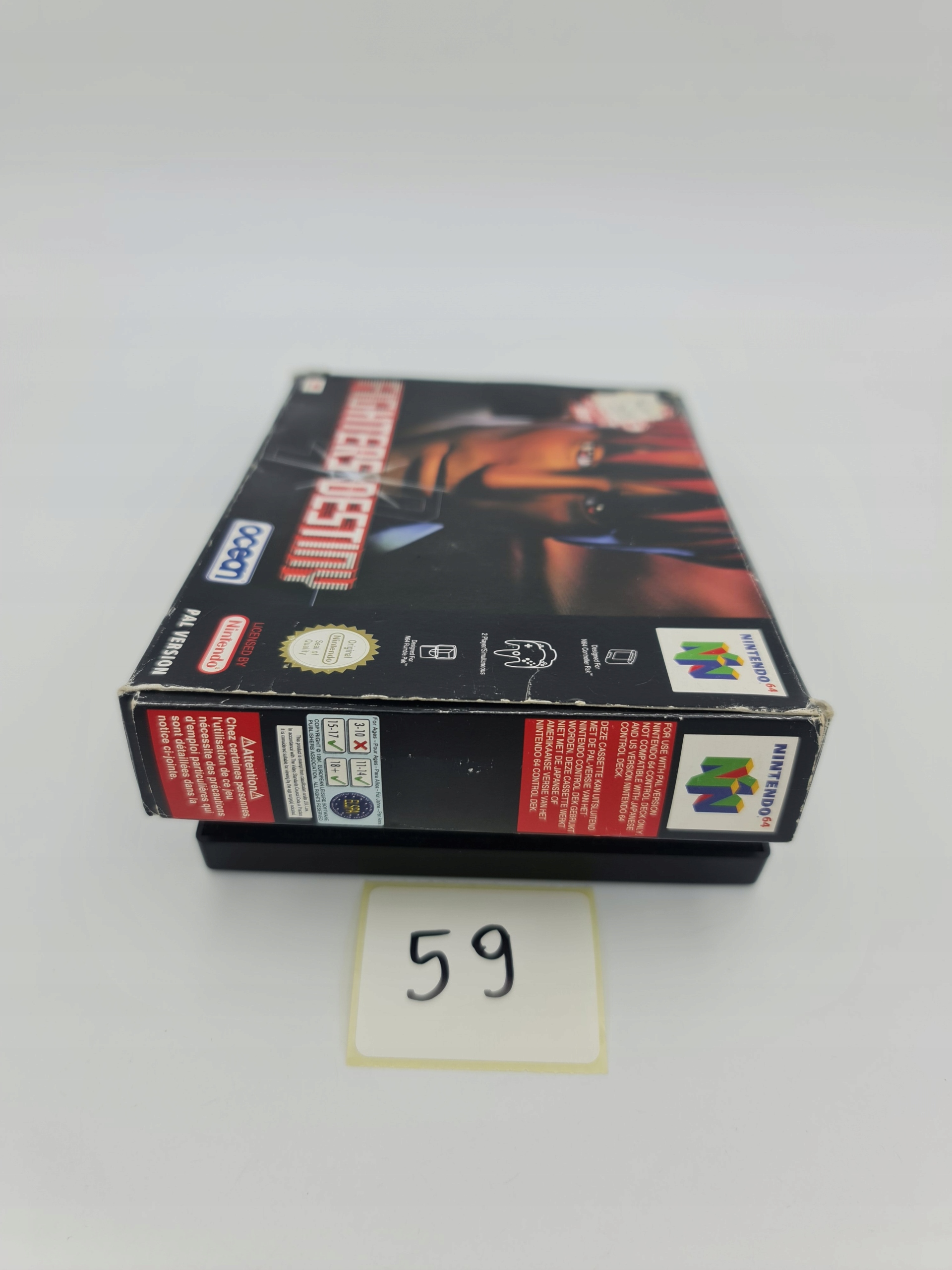 NINTENDO 64 FIGHTERS DESTINY KARTON BOX Tytuł Fighters Destiny