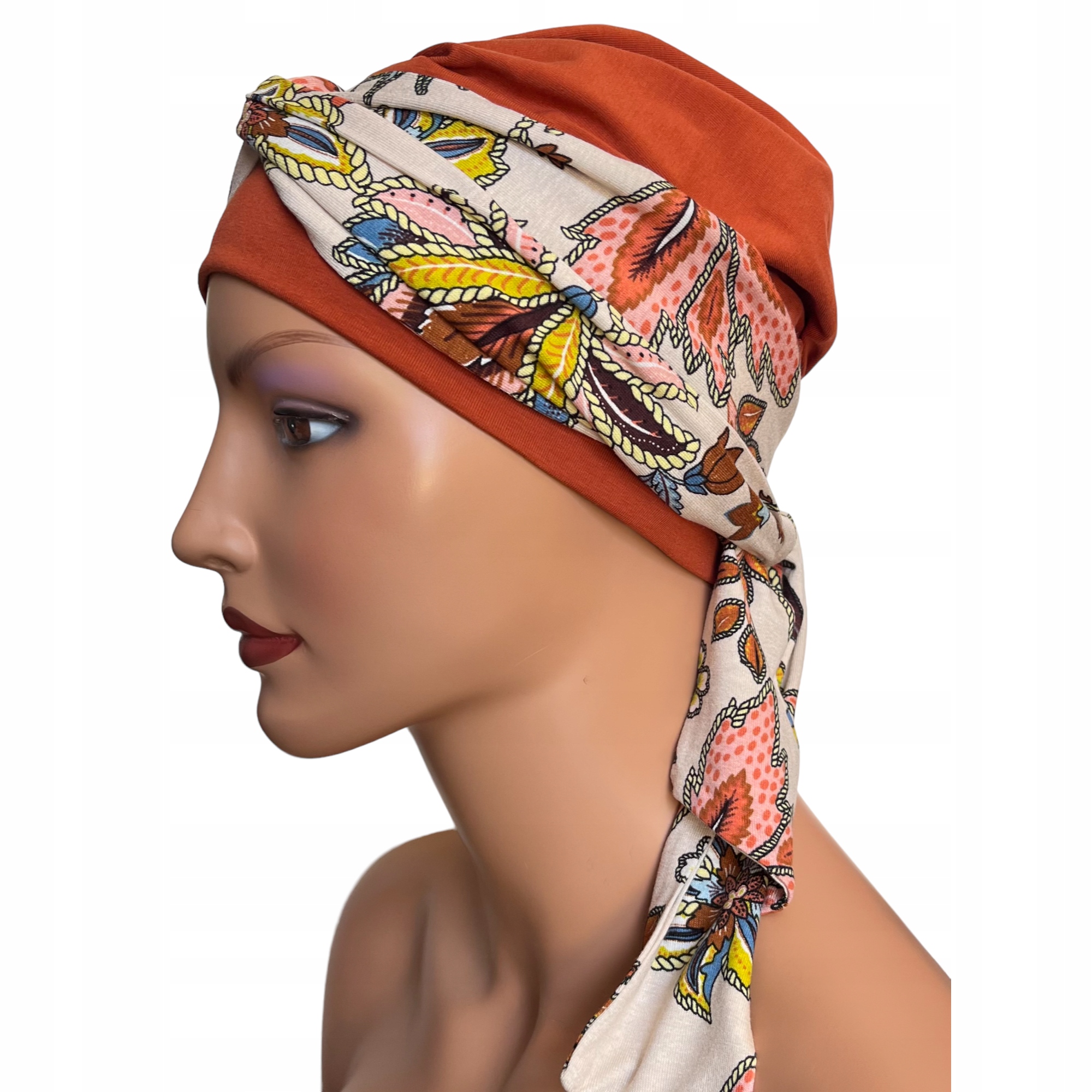 Turban damski Lena 056-355 z bambusa chusta miękka także po chemioterapii Marka Eva Design