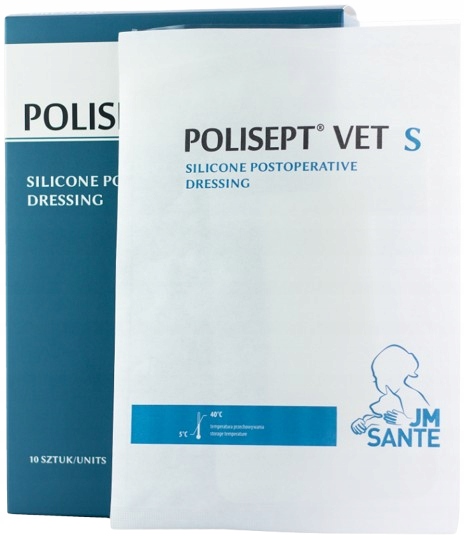 Levně Jm Sante Polisept Vet S obvaz na rány pro psa a kočku 10 obvazů