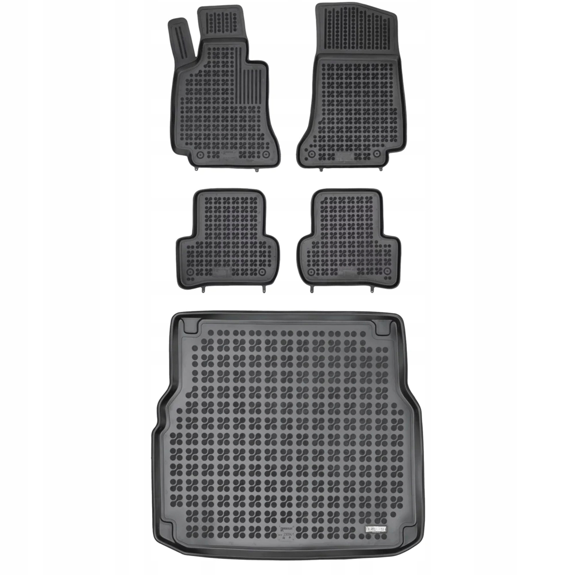 Gumová sada koberčekov a rohoží Mercedes trieda C S205 2014-2021 Kombi T-Model