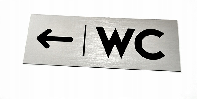 

Tabliczka , kierunkowa Wc. Toaleta