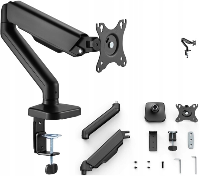 Nastavitelný držák stojanu na rameno monitoru k psacímu stolu pro monitor Lg 32UL950-W