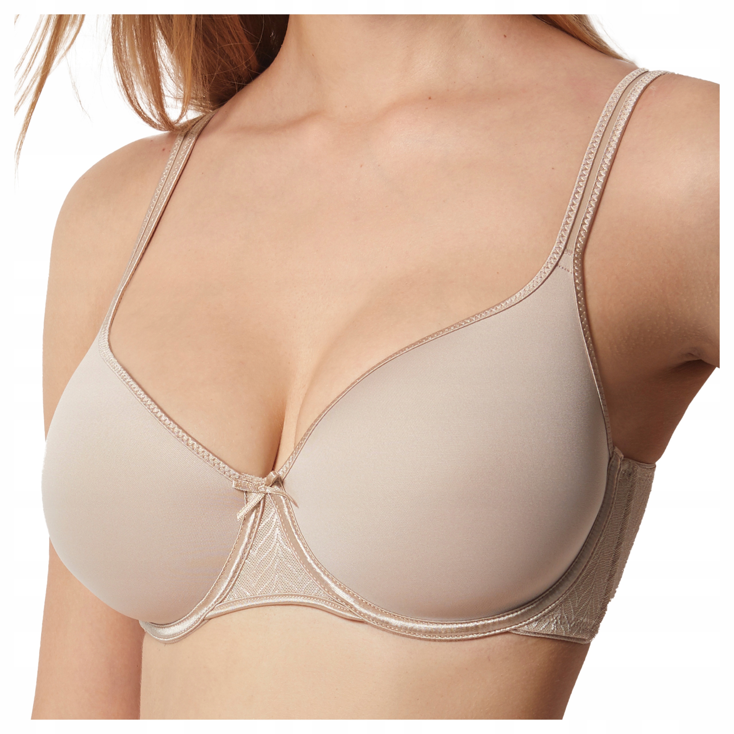 Lehká podprsenka s kosticemi, jemně vyztužená Fabiola Béžová 100C