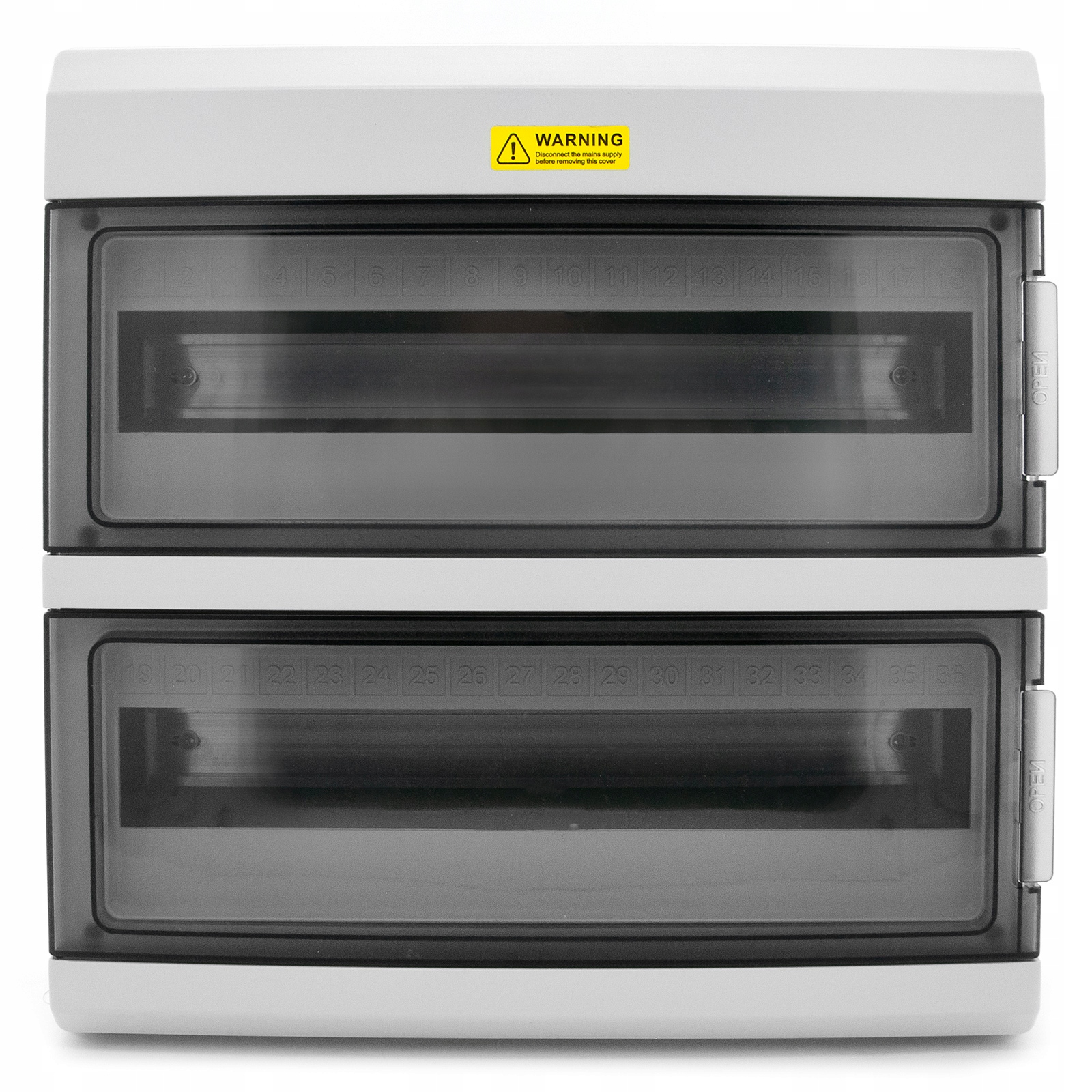 Rozvaděč Na Omítku Hermetická Rozvodová Skříň 2x18 IP66 1kV DC Pv